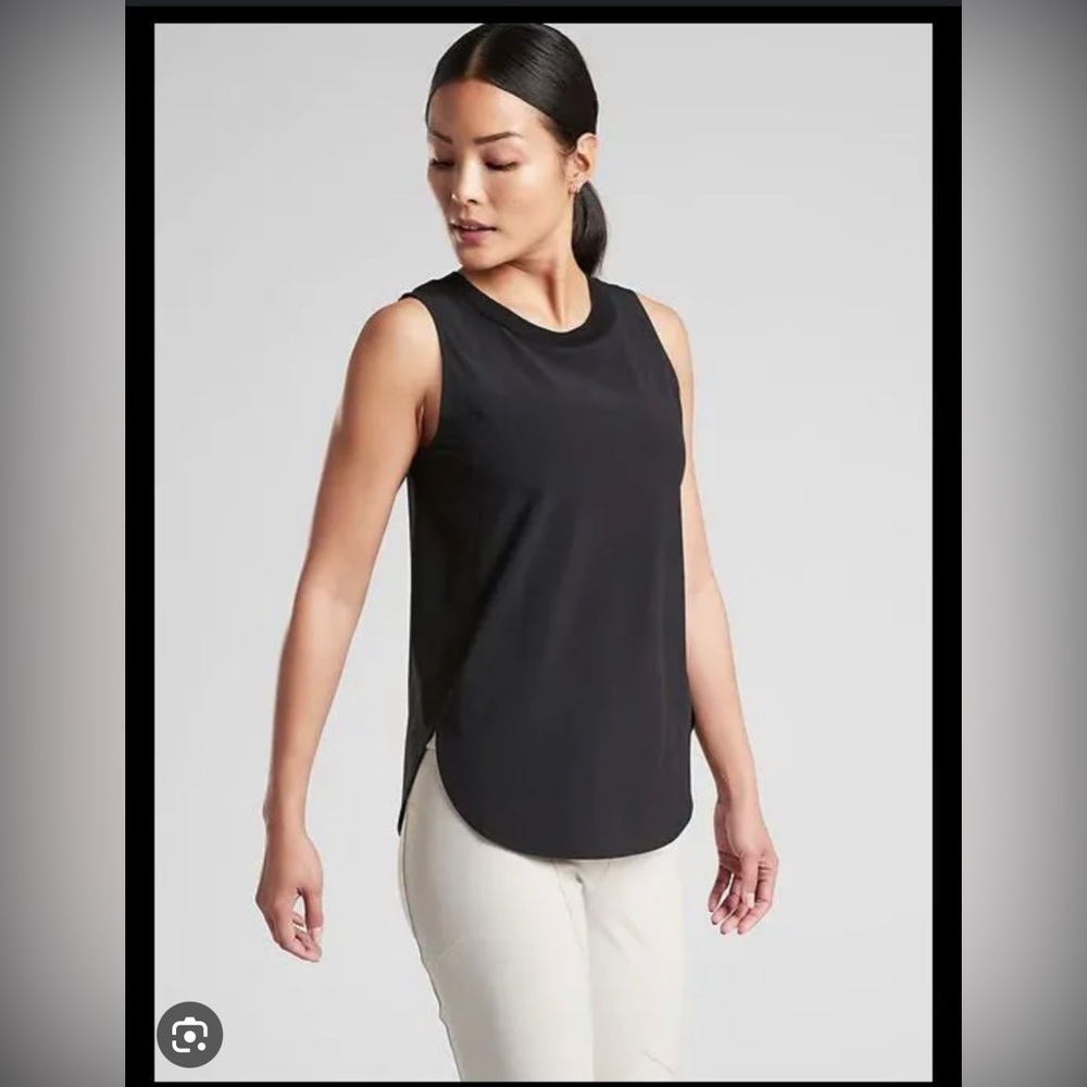 Athleta Zephyr Tank Black Size Small DISCONTINUED